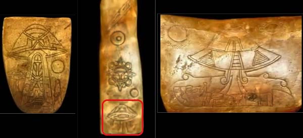 Manufatti maya con rappresentazioni di ufo